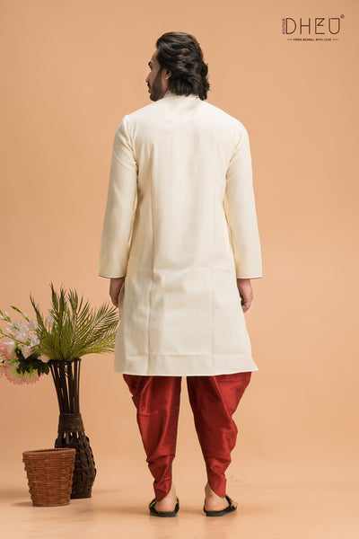 Handsome Barati-Kurta + Dhoti Pant(Optional)