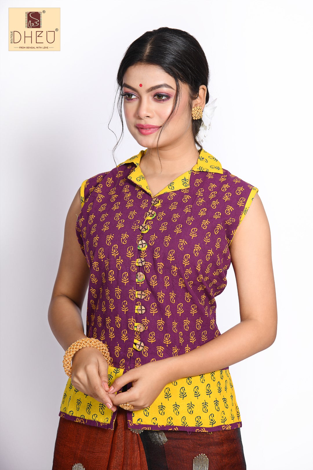Dheu Exclusive-Long Cut Readymade Blouse