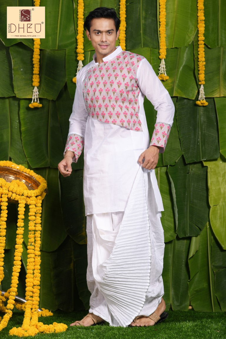 Wedding Dress Assamese Kurta For Man Assamese Groom Dress Design