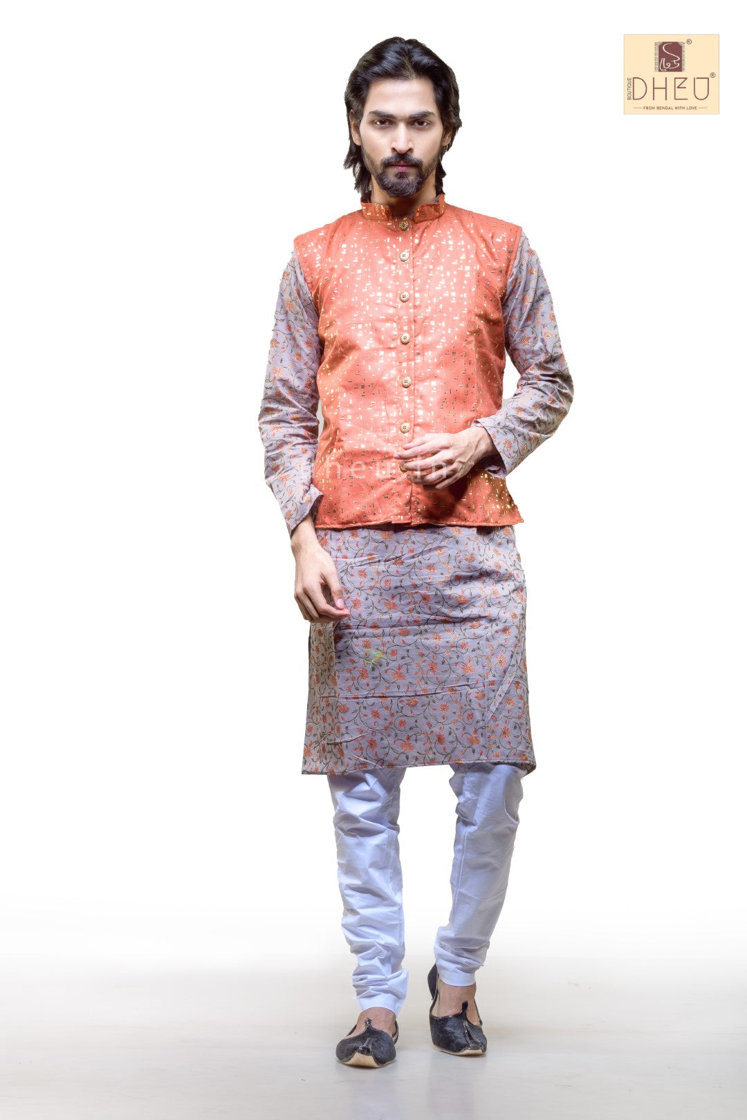 The designer , sophisticate orange jacket at low cost only in dheu.in