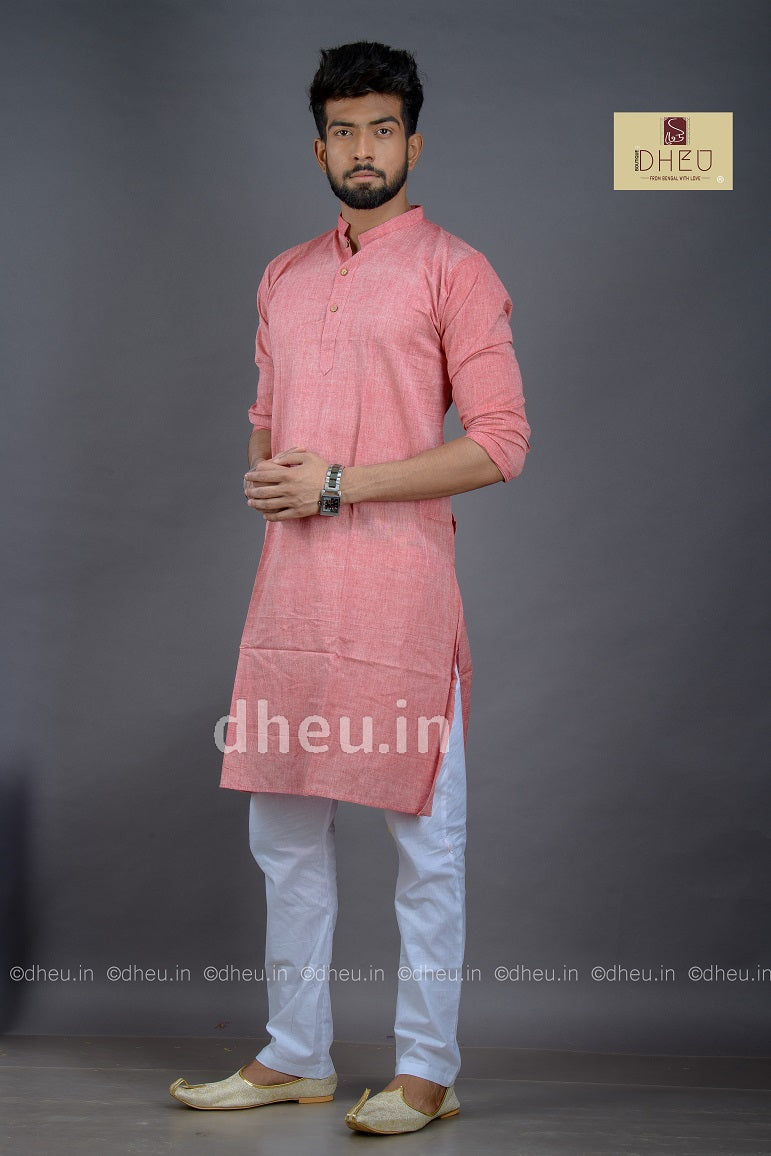 Vibrant pink designer kurta at low cost in dheu.in