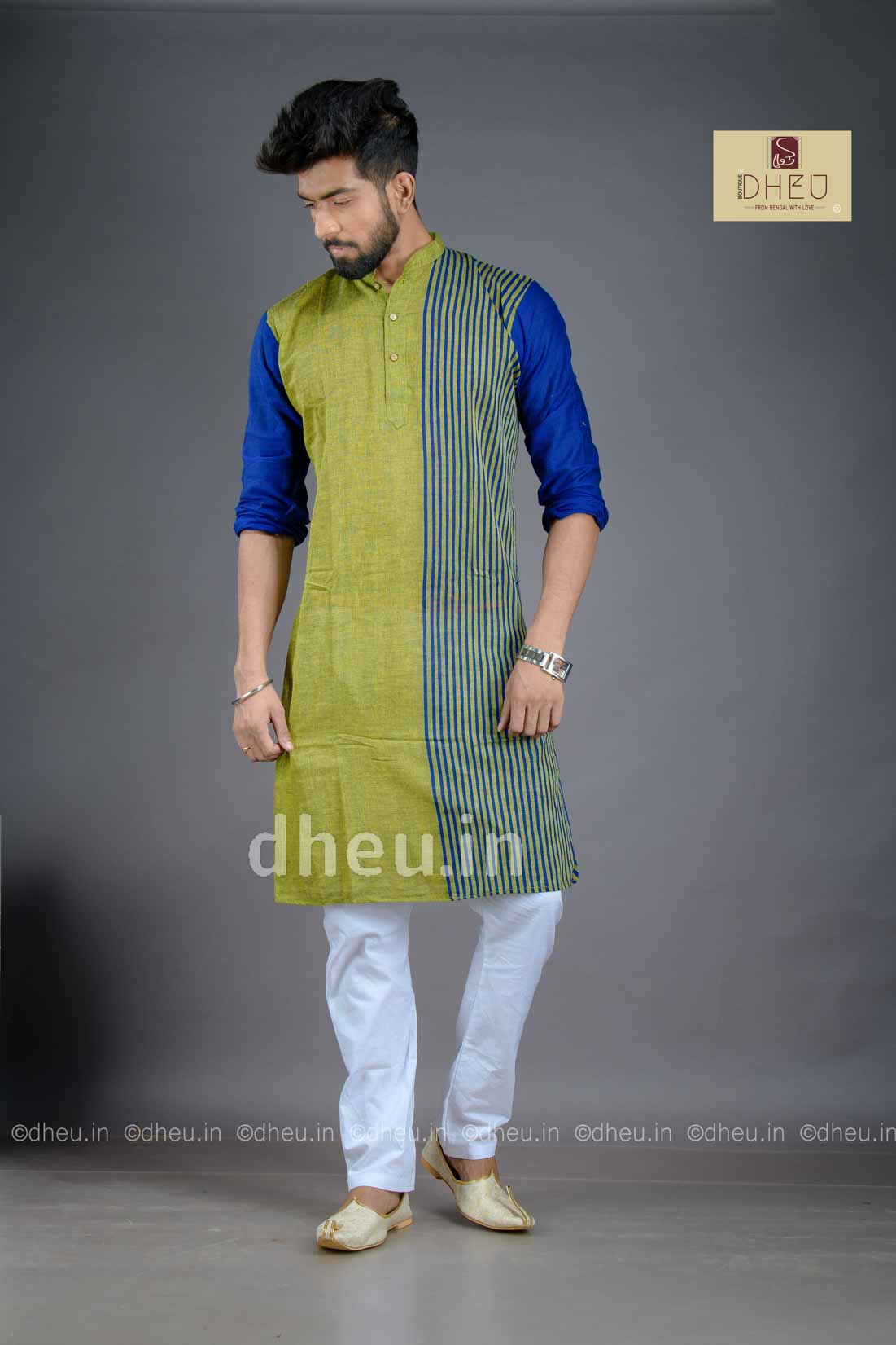Casual designer green kurta at low cost only in dheu.in