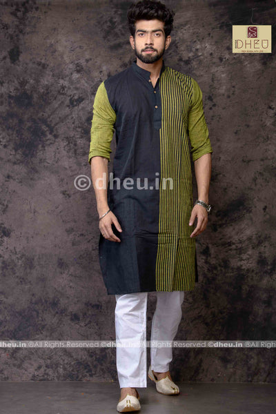 Vibrant moss green  designer kurta at low cost in dheu.in