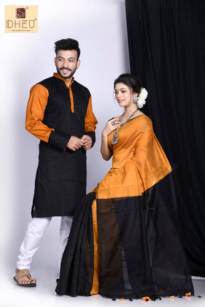 Saathiya- Saree-Kurta Couple set