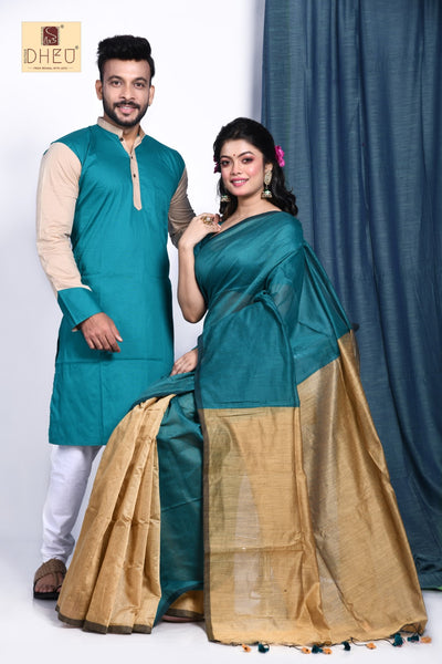 Kaho Na Pyar Hain- Saree-Kurta Couple Set