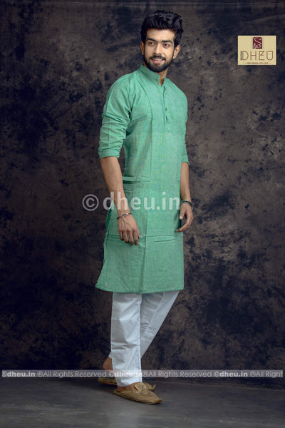 Casual designer sea green kurta at low cost only in dheu.in