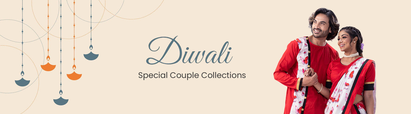 Durga Puja & Dipawali Special Couple Set