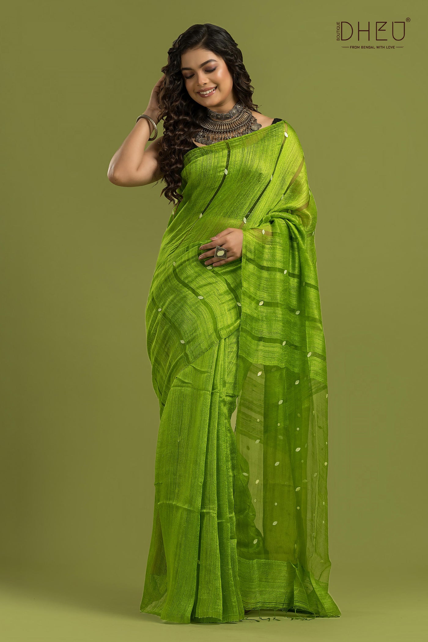 Pure Matka Saree (Silk Mark Certified)