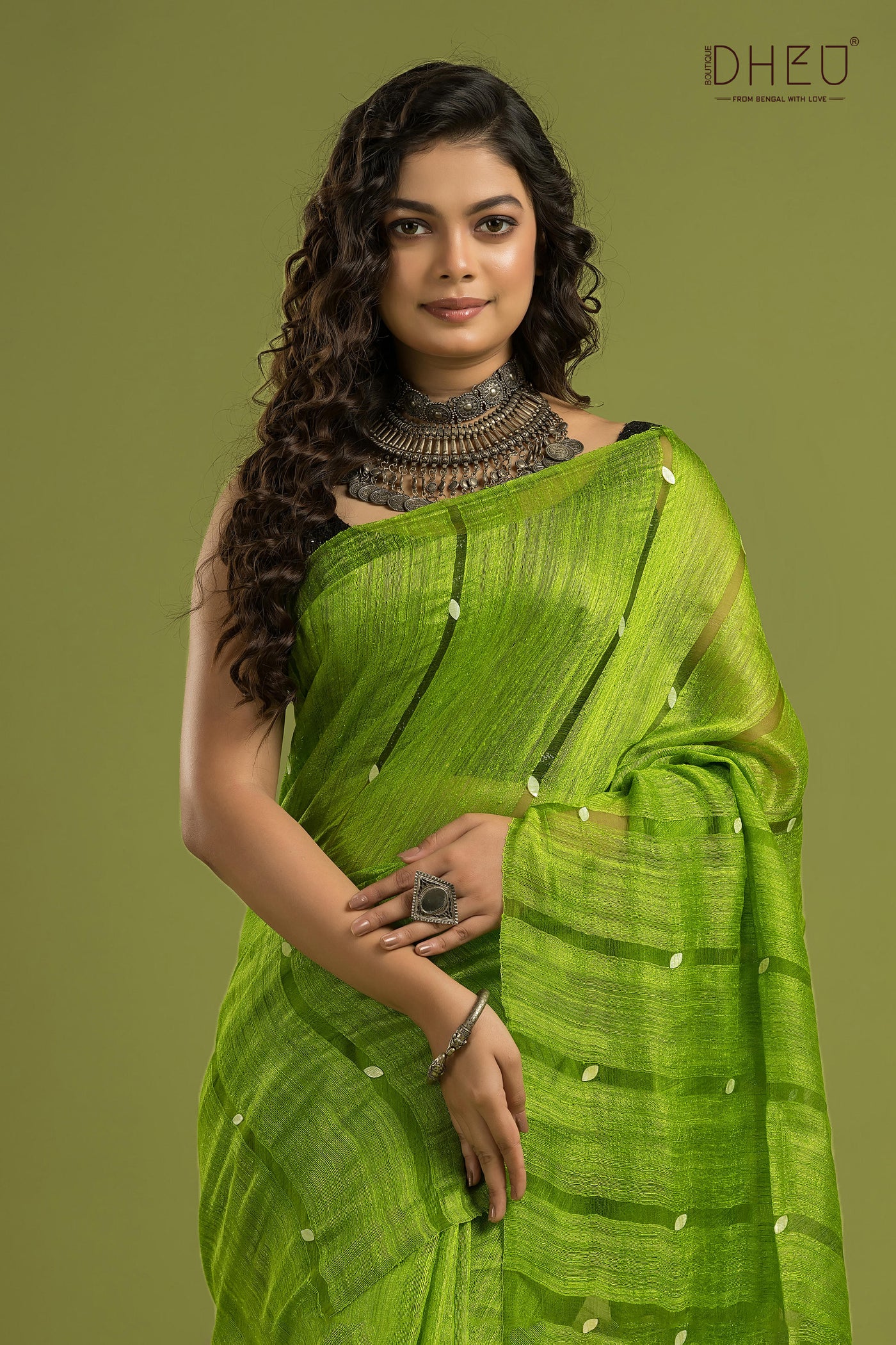 Pure Matka Saree (Silk Mark Certified)
