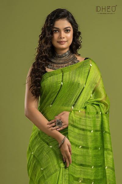 Pure Matka Saree (Silk Mark Certified)