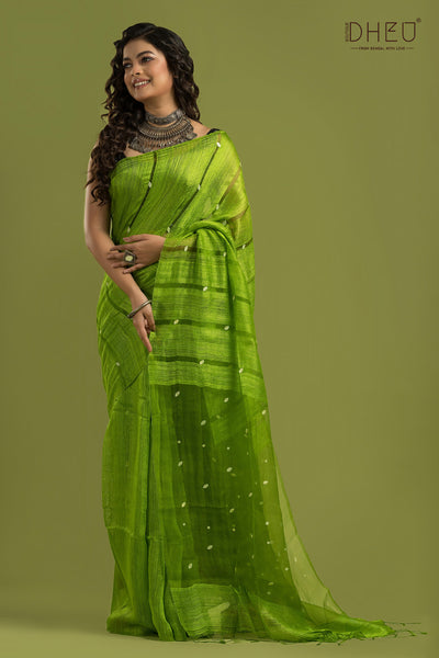 Pure Matka Saree (Silk Mark Certified)