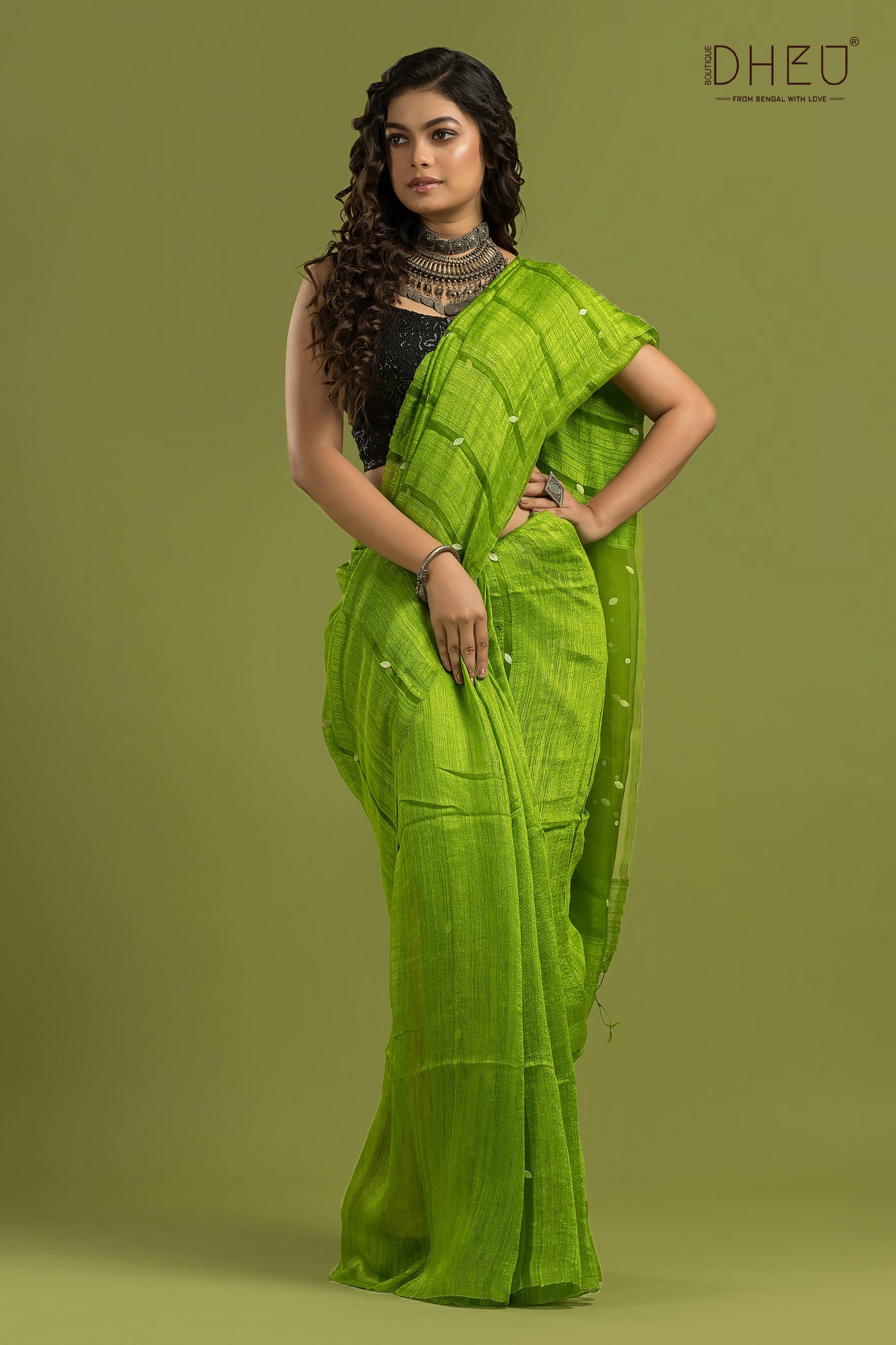 Pure Matka Saree (Silk Mark Certified)