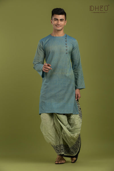 Stickman Run- Kurta-Dhoti Full Set