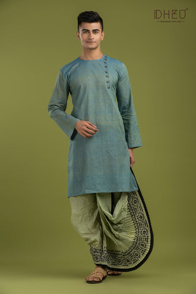 Stickman Run- Kurta-Dhoti Full Set