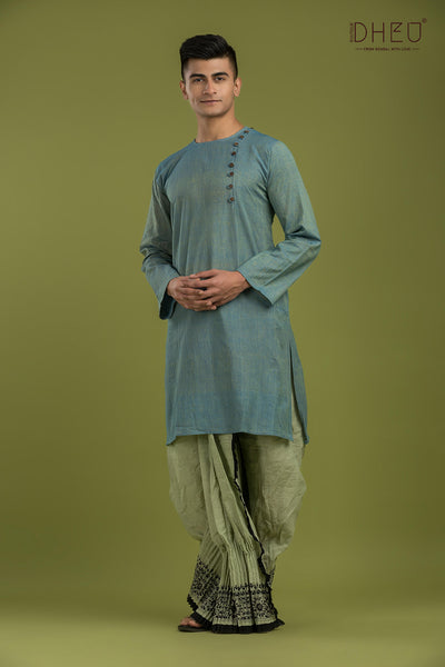 Stickman Run- Kurta-Dhoti Full Set