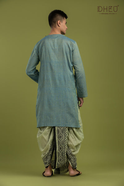 Stickman Run- Kurta-Dhoti Full Set