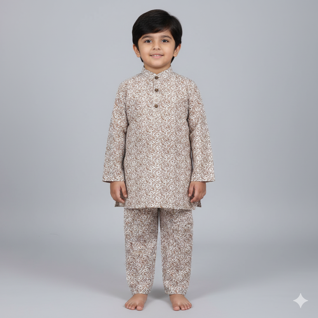 Note Boi - Kids Kurta