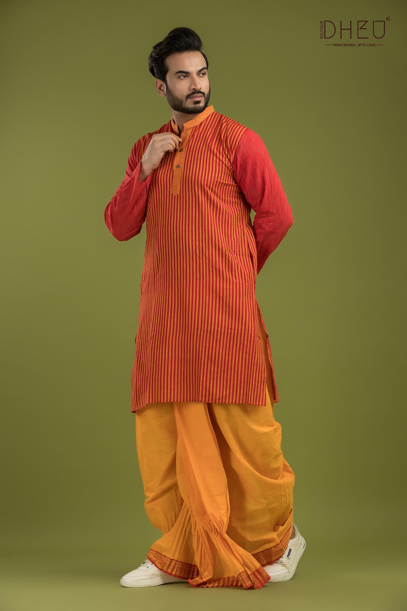 Montu Pilot-Casual Style Kurta-Dhoti Full Set