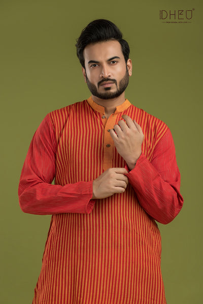 Montu Pilot-Casual Style Kurta-Dhoti Full Set