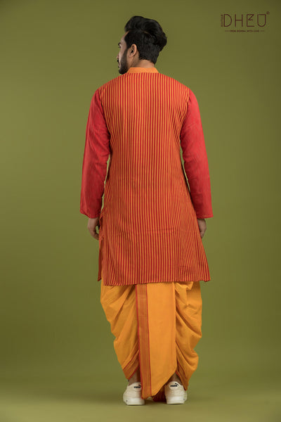 Montu Pilot-Casual Style Kurta-Dhoti Full Set