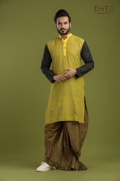 Class of 2017-Casual Style Kurta-Dhoti Full Set