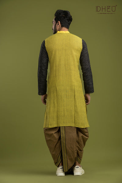 Class of 2017-Casual Style Kurta-Dhoti Full Set