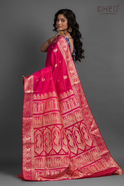 Pure Baluchari Silk Saree (with silk mark certified)