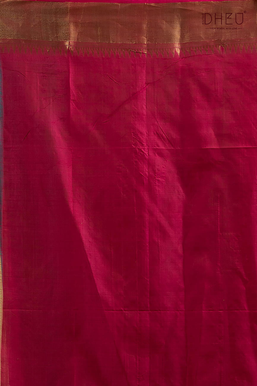 Pure Silk Kalakshetra Saree (Silk Mark Certified)