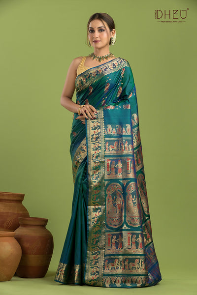 Pure Swarnachari Silk Saree (with silk mark certified)