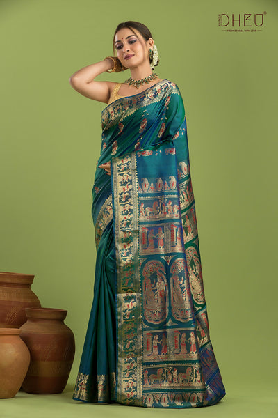 Pure Swarnachari Silk Saree (with silk mark certified)