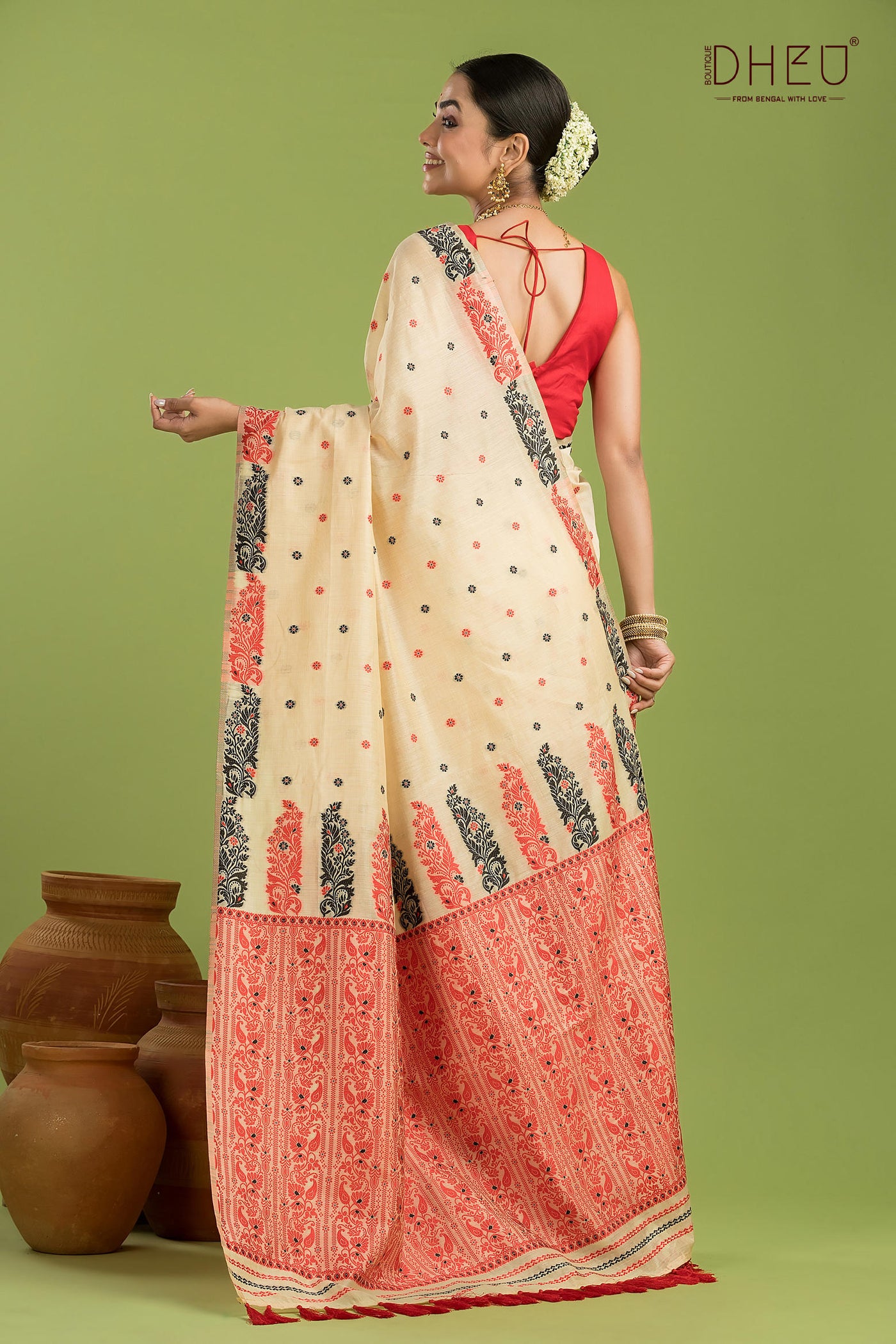 Designer Assam Silk Saree