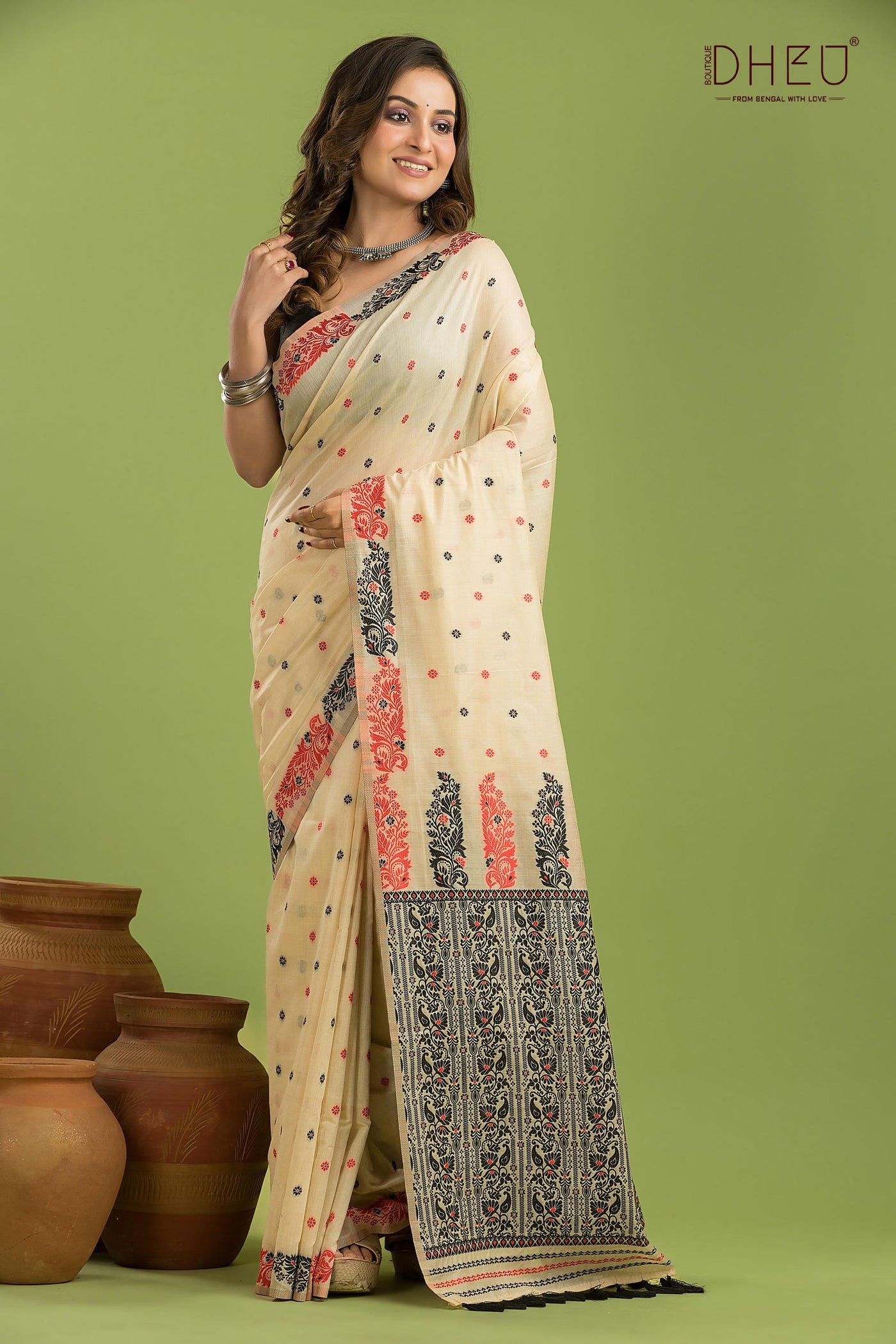 Designer Assam Silk Saree