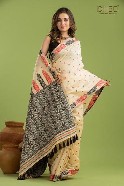 Designer Assam Silk Saree