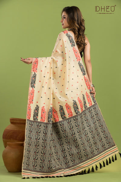 Designer Assam Silk Saree