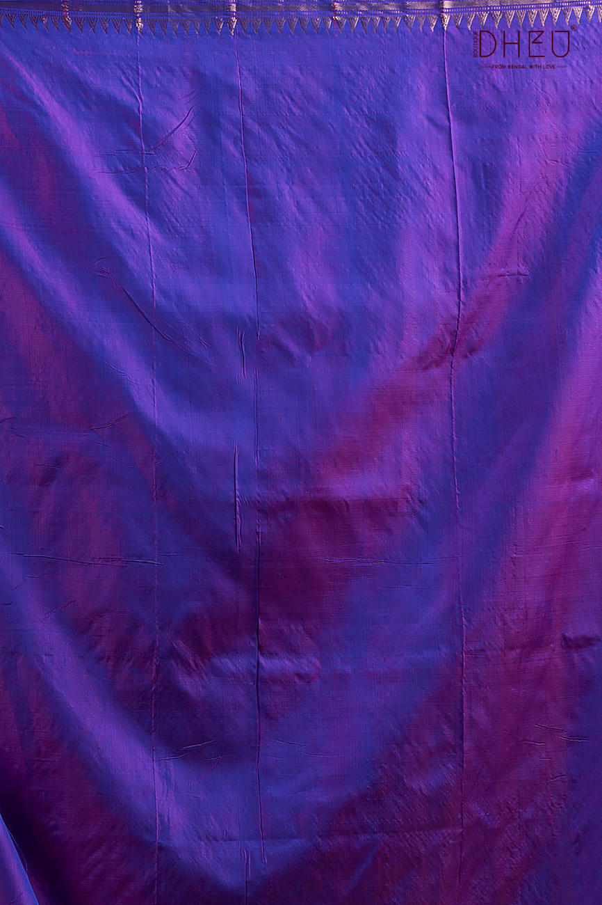 Pure Silk Zari Border Saree (Silk Mark Certified)