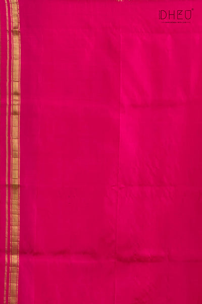 Pure Silk Zari Border Saree (Silk Mark Certified)