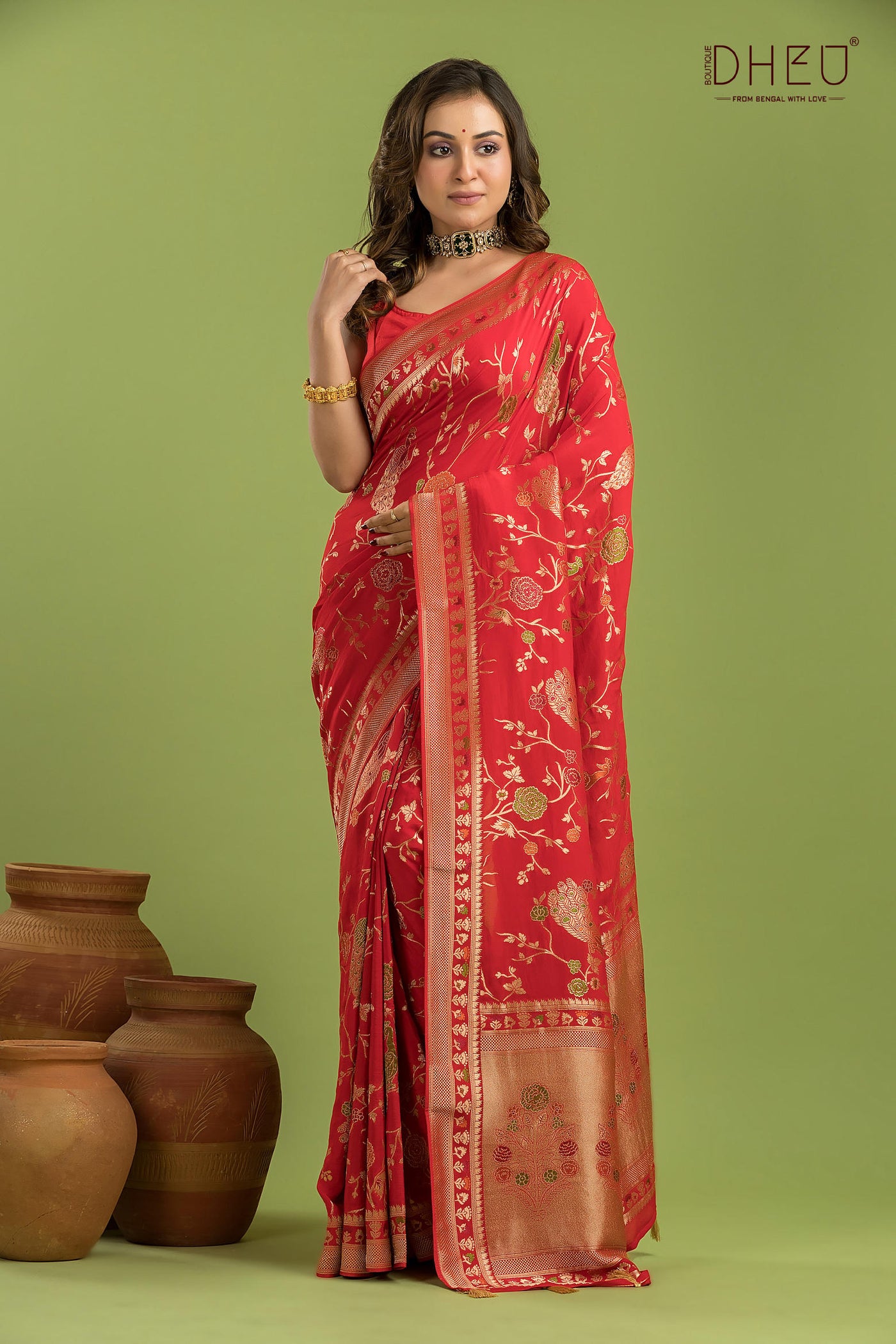 Designer Mashru Benarasi Saree
