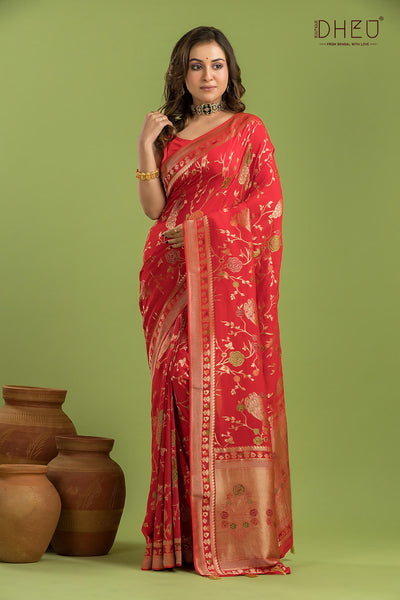 Designer Mashru Benarasi Saree
