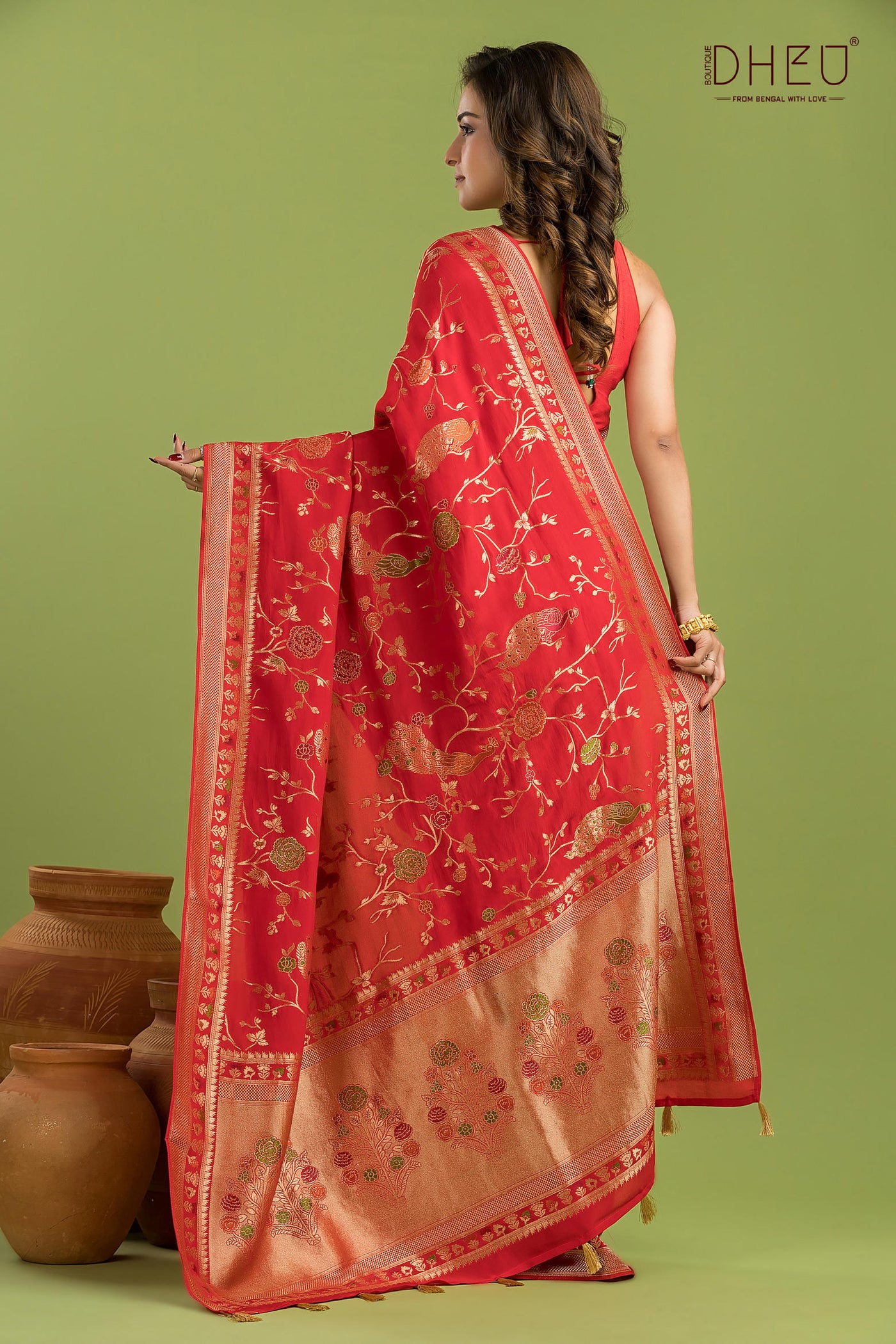 Designer Mashru Benarasi Saree