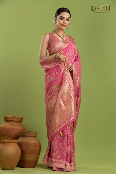 Designer Mashru Benarasi Saree
