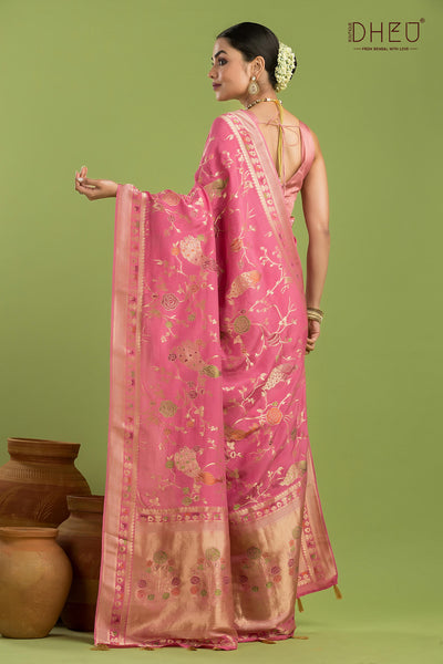 Designer Mashru Benarasi Saree