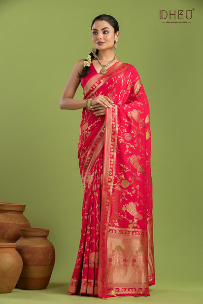 Designer Mashru Benarasi Saree