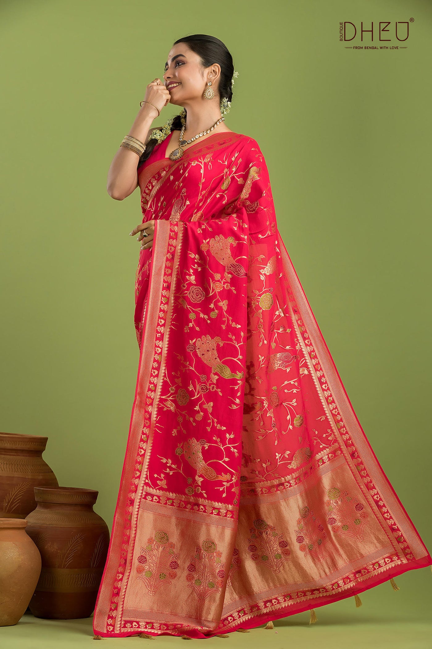 Designer Mashru Benarasi Saree