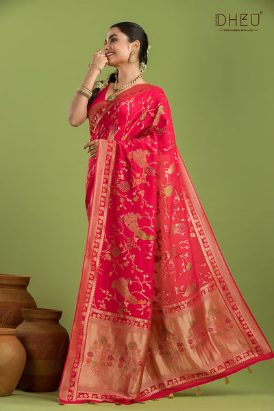 Designer Mashru Benarasi Saree