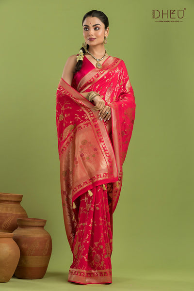 Designer Mashru Benarasi Saree