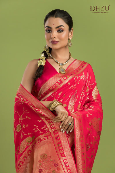 Designer Mashru Benarasi Saree