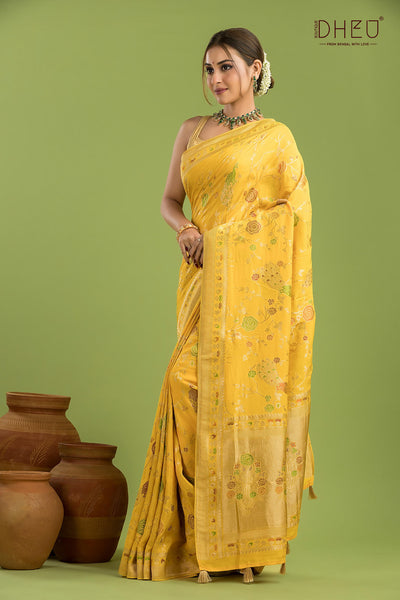 Designer Mashru Benarasi Saree