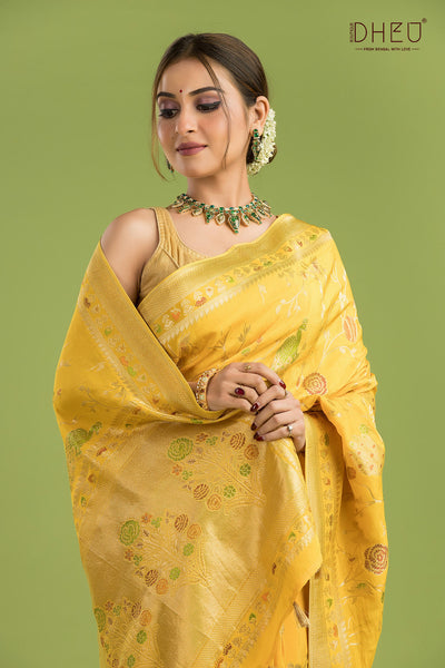 Designer Mashru Benarasi Saree