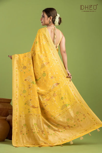 Designer Mashru Benarasi Saree