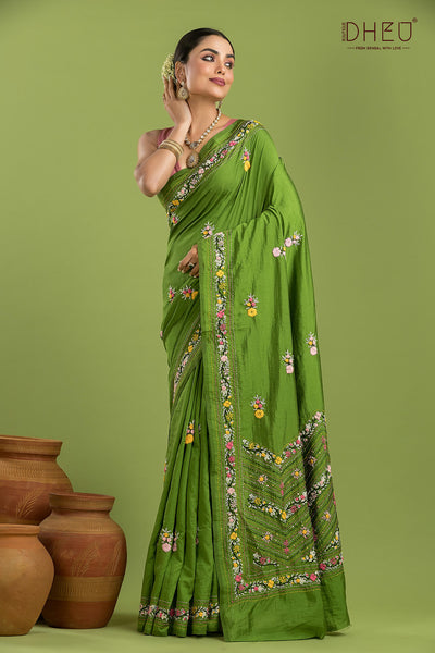 Lambani Bangalore Silk Saree